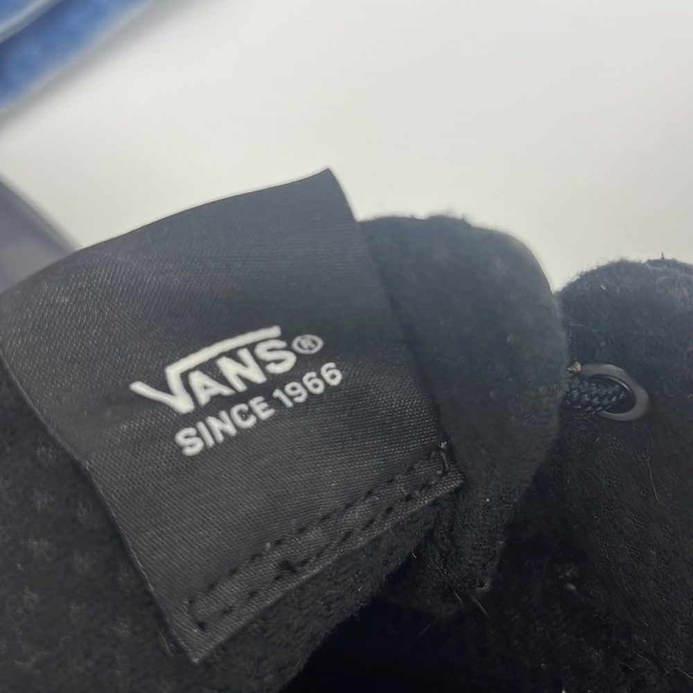 Vans Boots mens checkered snow winter black blue 8.5 new - Picture 6 of 9